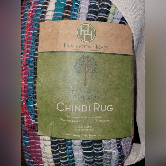 Huntington Home Handwoven Chindi Rug 48x66 - Picture 1 of 5